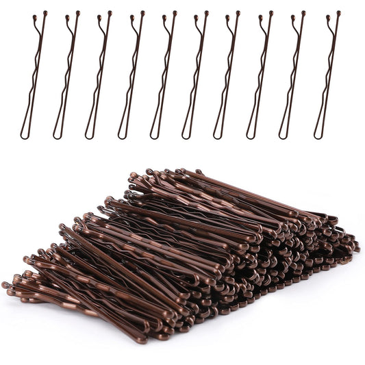 Brown Bobby Pins 50pcs