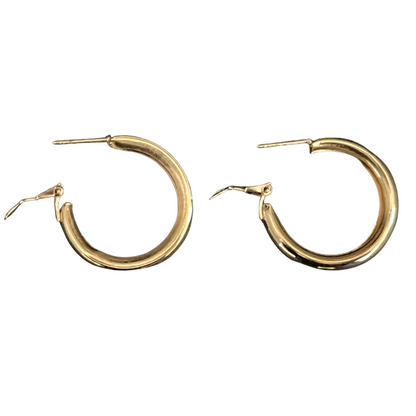 Classic Small Hoop Gold Plated Earrings