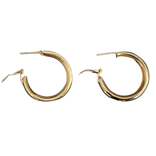 Classic Small Hoop Gold Plated Earrings