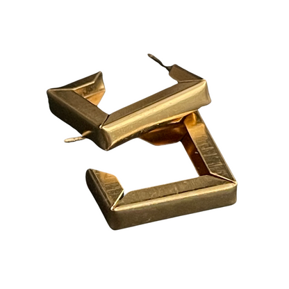 Square Gold Plated Earrings