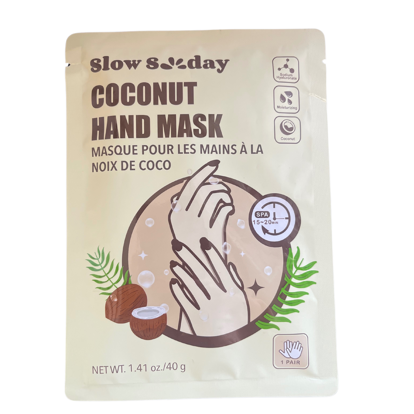 Питательная маска для рук K-Beauty Slow Sunday Coconut