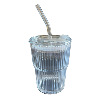 Glass Travel Cup with Lid