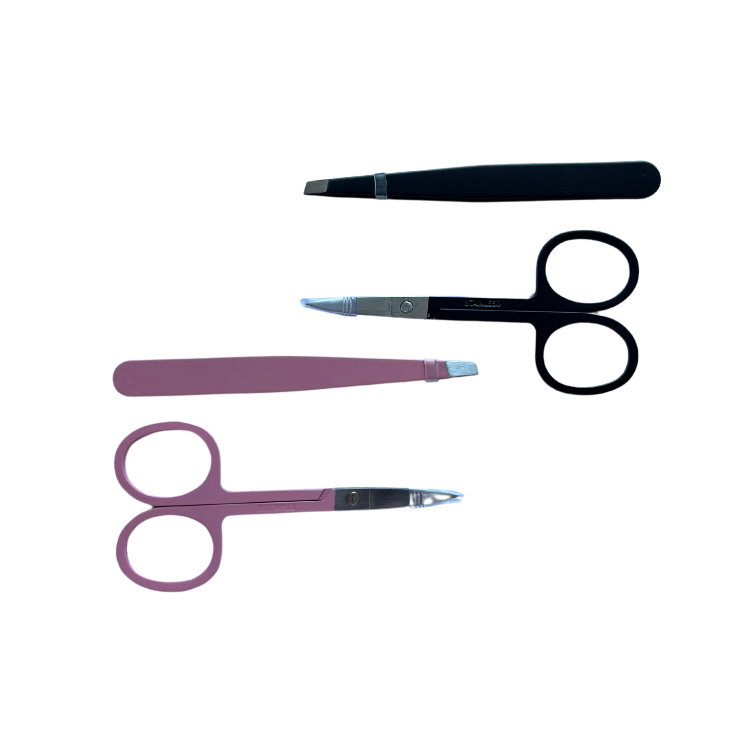 Eyebrow Scissors and Tweezer Bundle