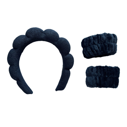 Face Wash Hairband With Cuffs